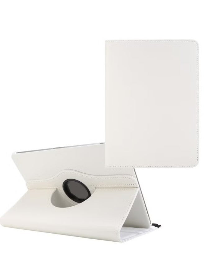 for Lenovo Tab M9 (TB-310FU) Case Cover, Multi-Angle Stand + 360 Rotating Bracket + Shockproof Leather Slim Protective Cover，white - Image 3